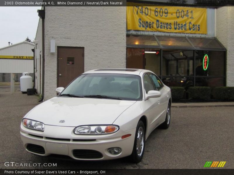 White Diamond / Neutral/Dark Neutral 2003 Oldsmobile Aurora 4.0