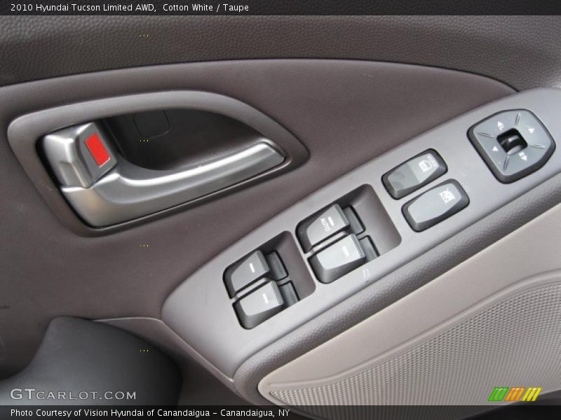 Cotton White / Taupe 2010 Hyundai Tucson Limited AWD