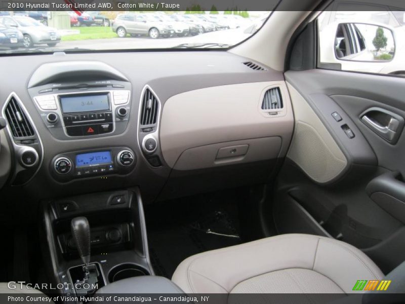 Cotton White / Taupe 2010 Hyundai Tucson Limited AWD