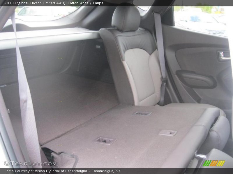 Cotton White / Taupe 2010 Hyundai Tucson Limited AWD
