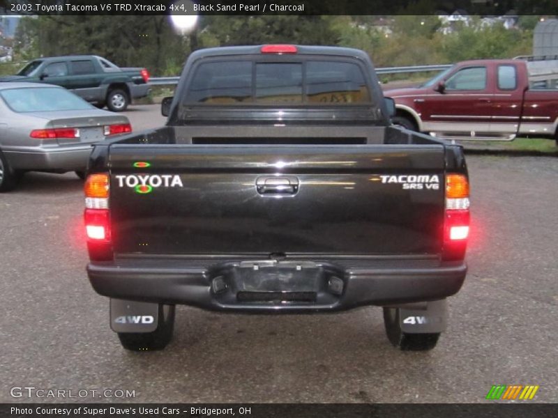 Black Sand Pearl / Charcoal 2003 Toyota Tacoma V6 TRD Xtracab 4x4