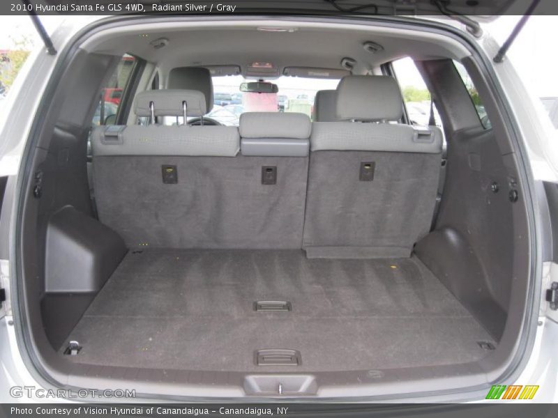 Radiant Silver / Gray 2010 Hyundai Santa Fe GLS 4WD