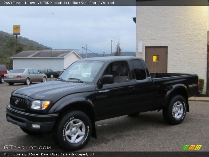 Black Sand Pearl / Charcoal 2003 Toyota Tacoma V6 TRD Xtracab 4x4