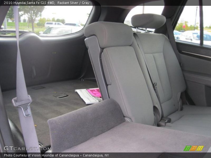 Radiant Silver / Gray 2010 Hyundai Santa Fe GLS 4WD