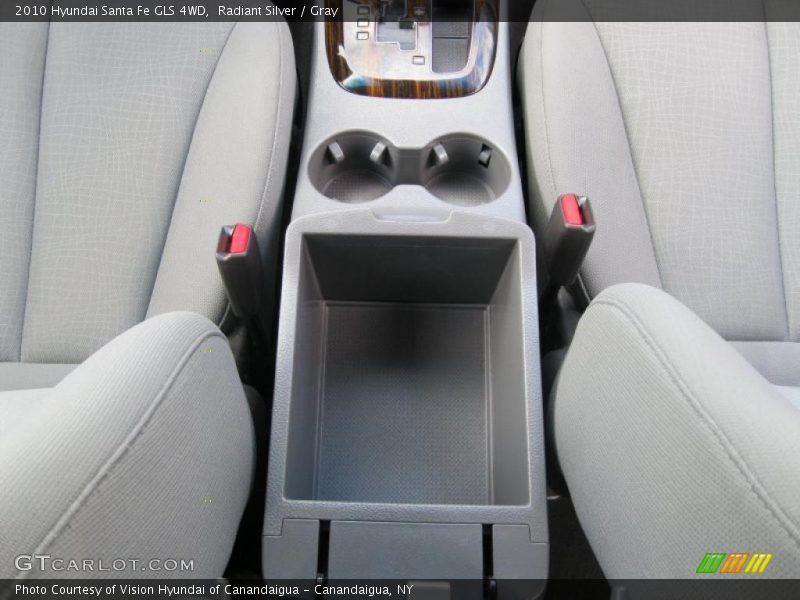 Radiant Silver / Gray 2010 Hyundai Santa Fe GLS 4WD