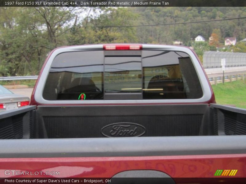 Dark Toreador Red Metallic / Medium Prairie Tan 1997 Ford F150 XLT Extended Cab 4x4