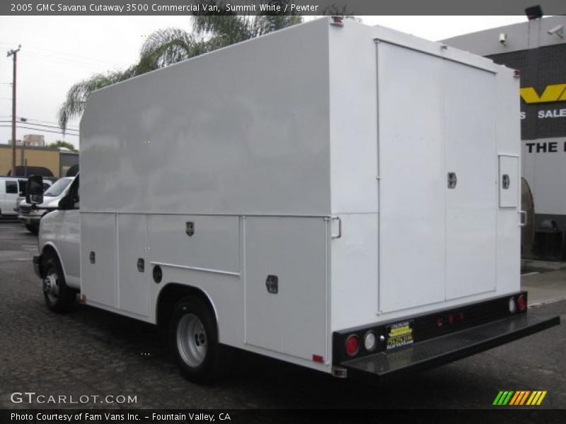 Summit White / Pewter 2005 GMC Savana Cutaway 3500 Commercial Van