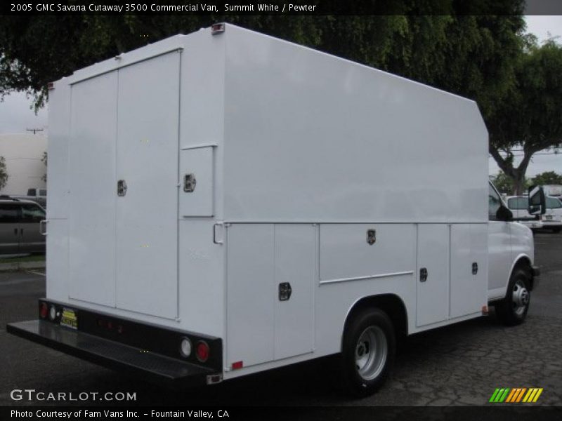 Summit White / Pewter 2005 GMC Savana Cutaway 3500 Commercial Van