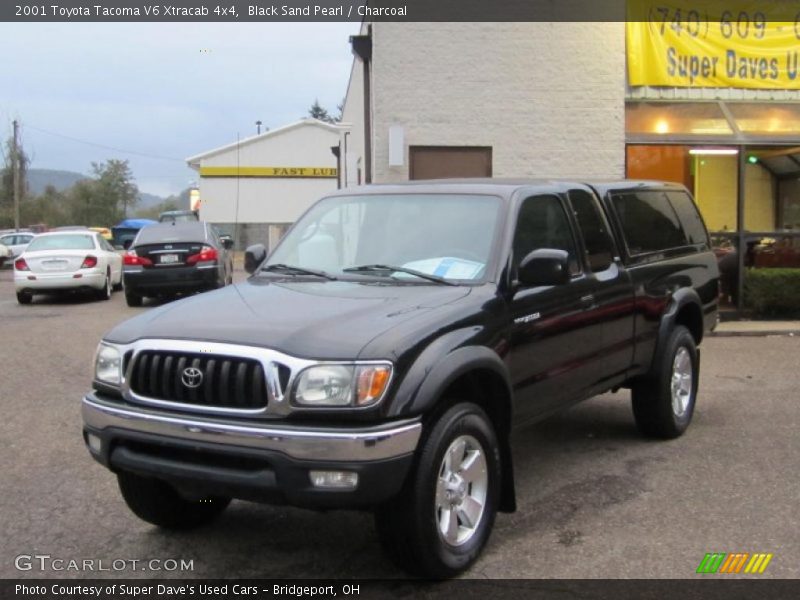 Black Sand Pearl / Charcoal 2001 Toyota Tacoma V6 Xtracab 4x4