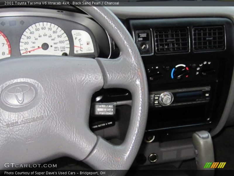 Black Sand Pearl / Charcoal 2001 Toyota Tacoma V6 Xtracab 4x4