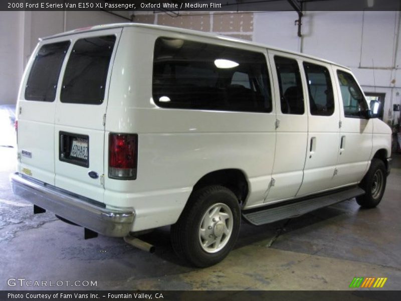 Oxford White / Medium Flint 2008 Ford E Series Van E150 XL Passenger