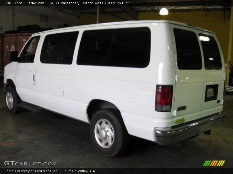 Oxford White / Medium Flint 2008 Ford E Series Van E150 XL Passenger