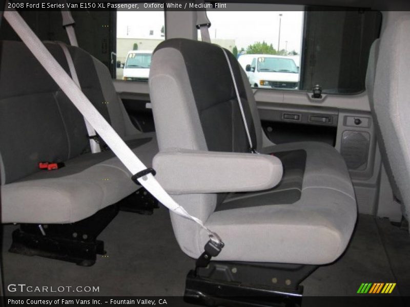 Oxford White / Medium Flint 2008 Ford E Series Van E150 XL Passenger