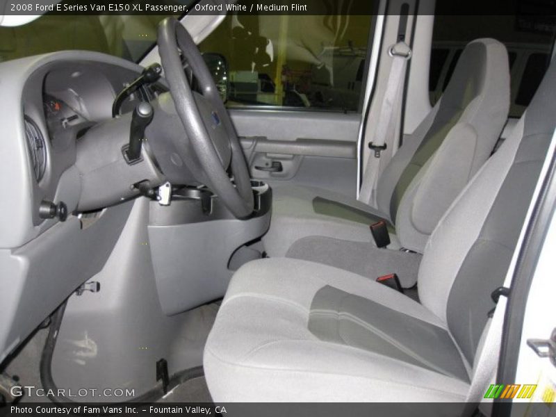 Oxford White / Medium Flint 2008 Ford E Series Van E150 XL Passenger