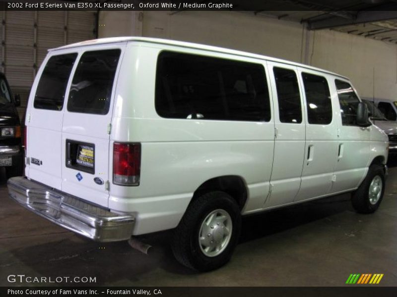 Oxford White / Medium Graphite 2002 Ford E Series Van E350 XL Passenger