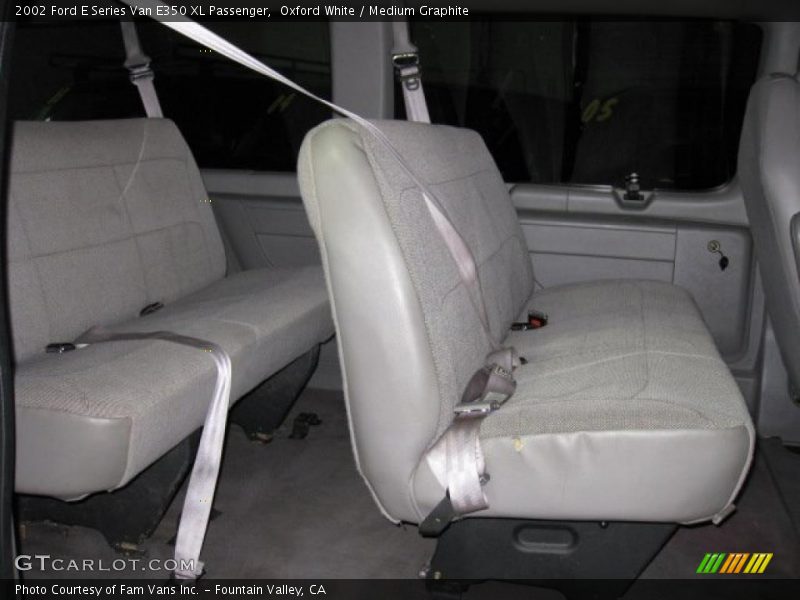 Oxford White / Medium Graphite 2002 Ford E Series Van E350 XL Passenger