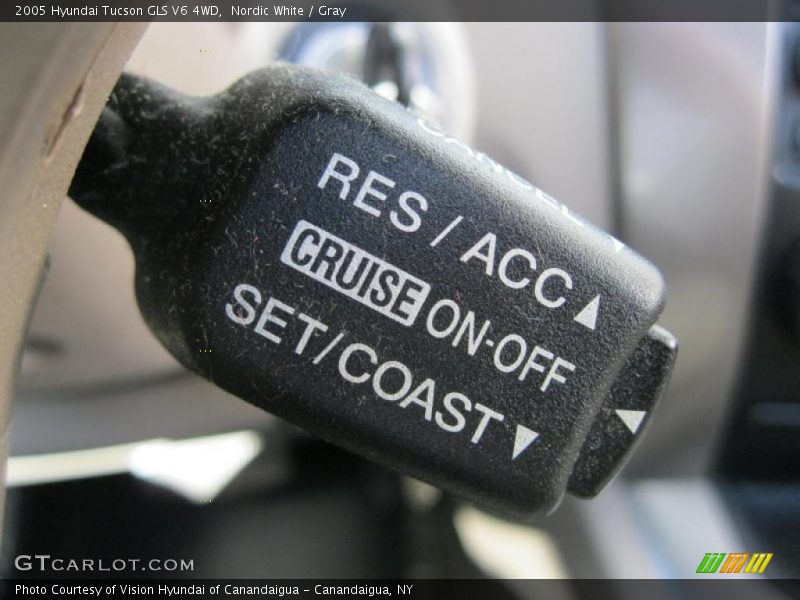 Nordic White / Gray 2005 Hyundai Tucson GLS V6 4WD