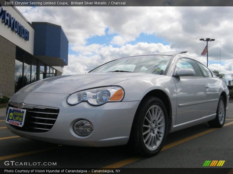 Brilliant Silver Metallic / Charcoal 2005 Chrysler Sebring Limited Coupe