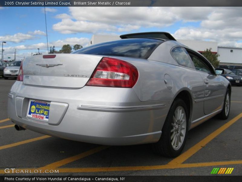Brilliant Silver Metallic / Charcoal 2005 Chrysler Sebring Limited Coupe
