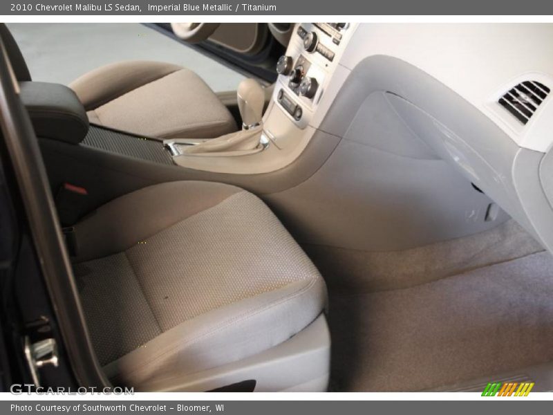 Imperial Blue Metallic / Titanium 2010 Chevrolet Malibu LS Sedan