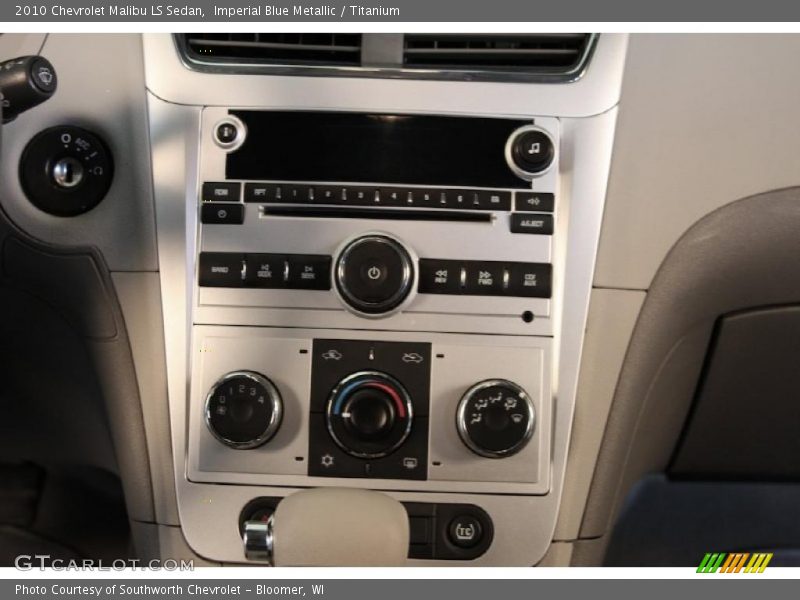 Imperial Blue Metallic / Titanium 2010 Chevrolet Malibu LS Sedan
