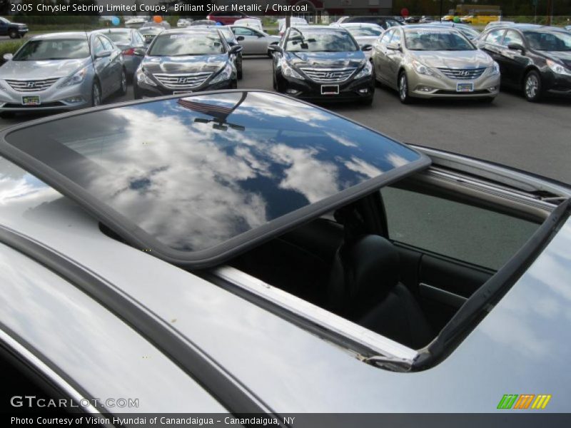 Brilliant Silver Metallic / Charcoal 2005 Chrysler Sebring Limited Coupe