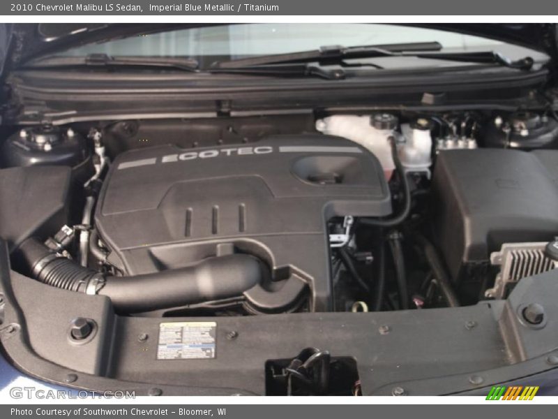 Imperial Blue Metallic / Titanium 2010 Chevrolet Malibu LS Sedan