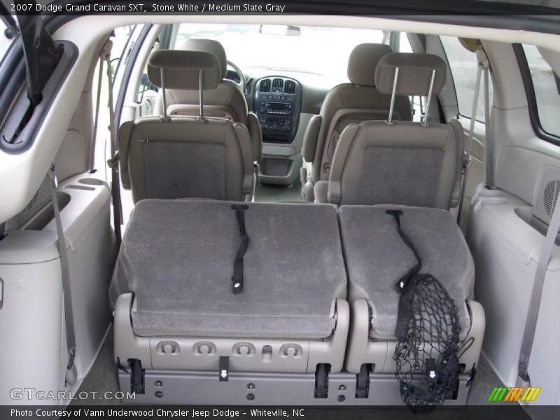 Stone White / Medium Slate Gray 2007 Dodge Grand Caravan SXT