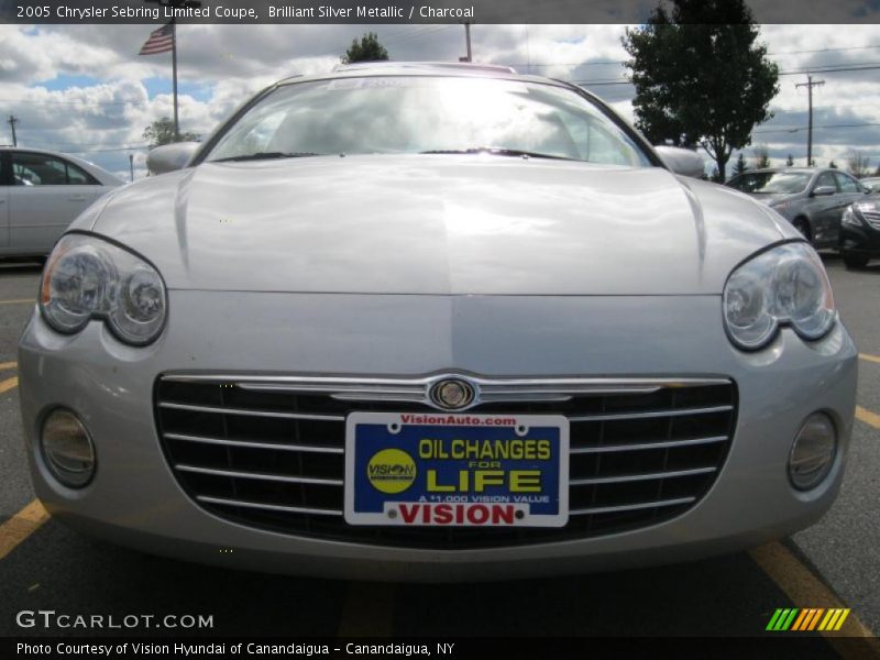 Brilliant Silver Metallic / Charcoal 2005 Chrysler Sebring Limited Coupe