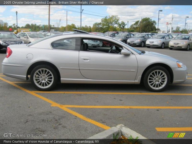 Brilliant Silver Metallic / Charcoal 2005 Chrysler Sebring Limited Coupe