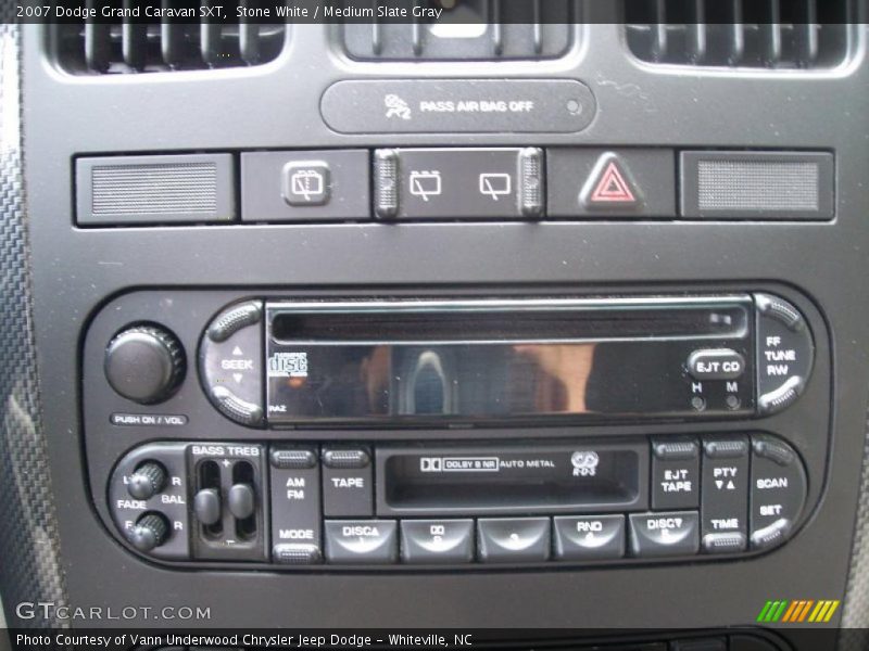 Stone White / Medium Slate Gray 2007 Dodge Grand Caravan SXT