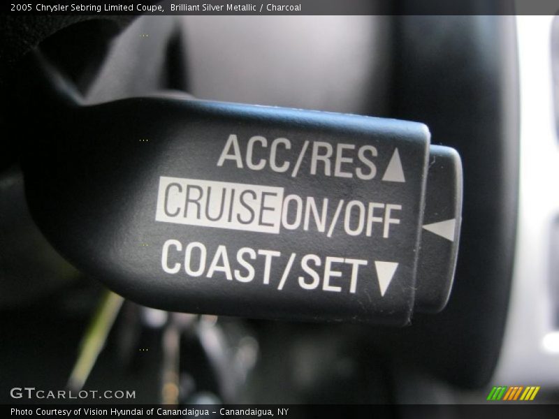Brilliant Silver Metallic / Charcoal 2005 Chrysler Sebring Limited Coupe