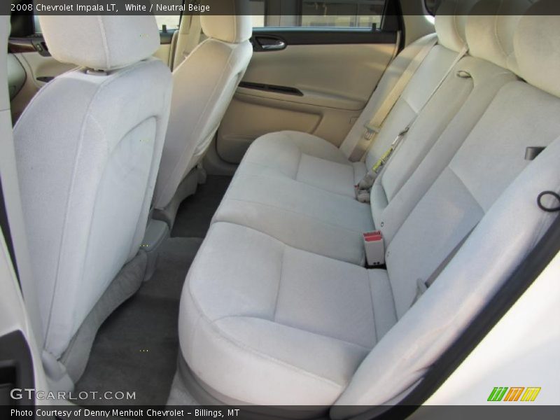 White / Neutral Beige 2008 Chevrolet Impala LT