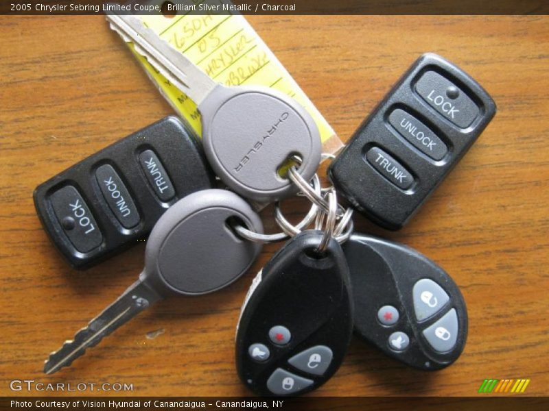 Brilliant Silver Metallic / Charcoal 2005 Chrysler Sebring Limited Coupe