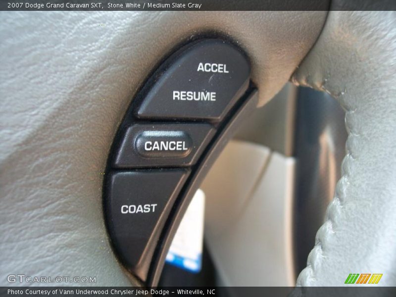 Stone White / Medium Slate Gray 2007 Dodge Grand Caravan SXT