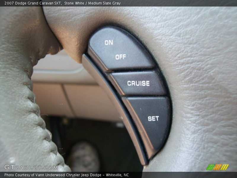 Stone White / Medium Slate Gray 2007 Dodge Grand Caravan SXT