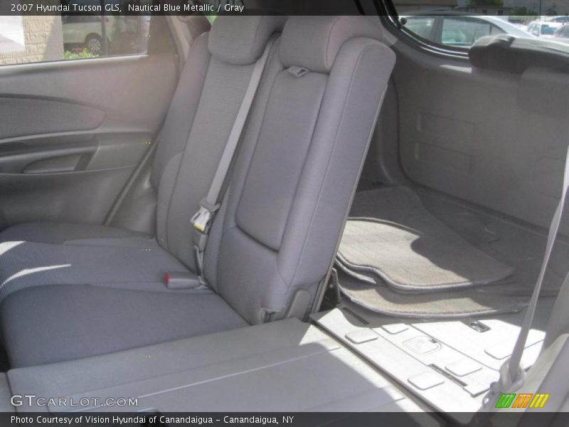 Nautical Blue Metallic / Gray 2007 Hyundai Tucson GLS