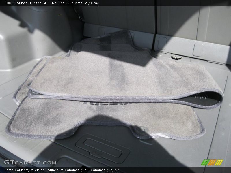 Nautical Blue Metallic / Gray 2007 Hyundai Tucson GLS