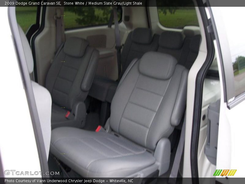 Stone White / Medium Slate Gray/Light Shale 2009 Dodge Grand Caravan SE