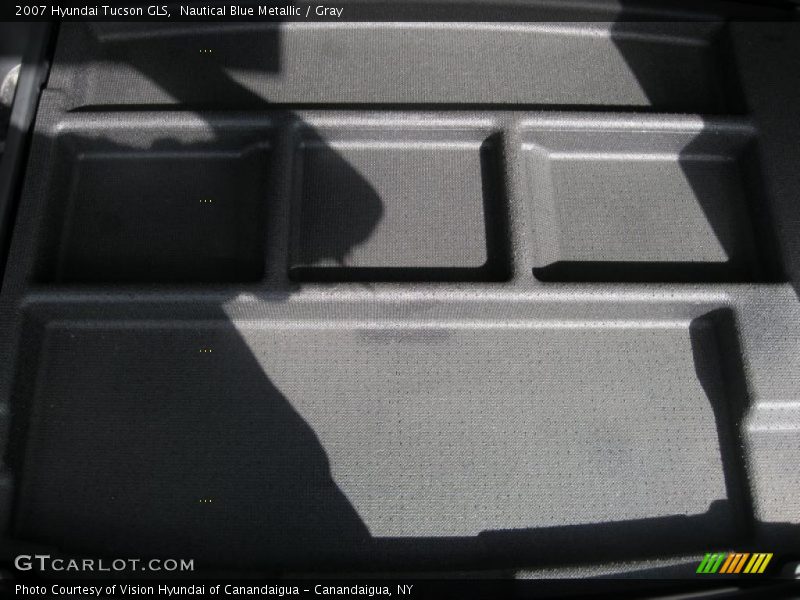 Nautical Blue Metallic / Gray 2007 Hyundai Tucson GLS