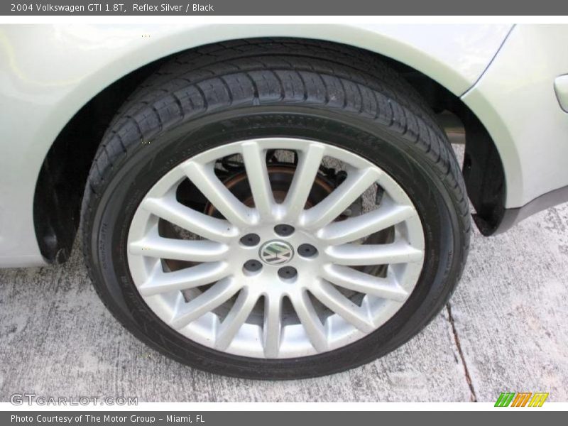 Reflex Silver / Black 2004 Volkswagen GTI 1.8T
