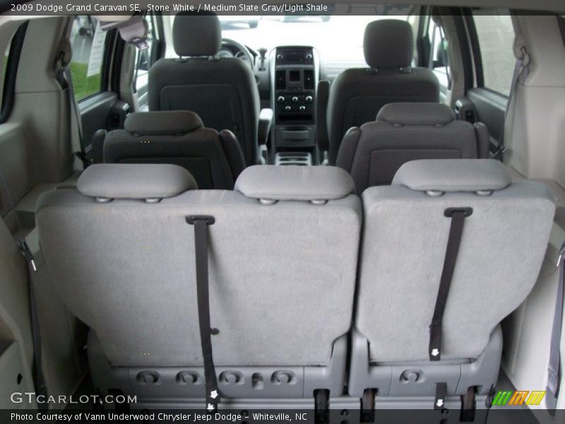 Stone White / Medium Slate Gray/Light Shale 2009 Dodge Grand Caravan SE