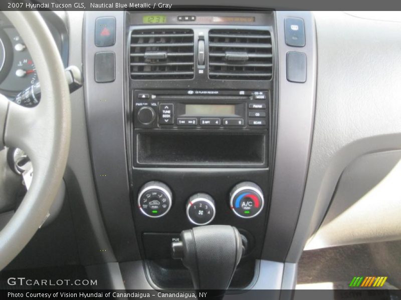 Nautical Blue Metallic / Gray 2007 Hyundai Tucson GLS