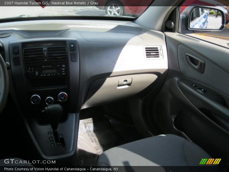 Nautical Blue Metallic / Gray 2007 Hyundai Tucson GLS