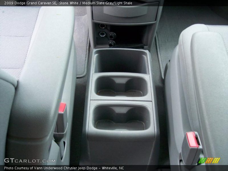 Stone White / Medium Slate Gray/Light Shale 2009 Dodge Grand Caravan SE