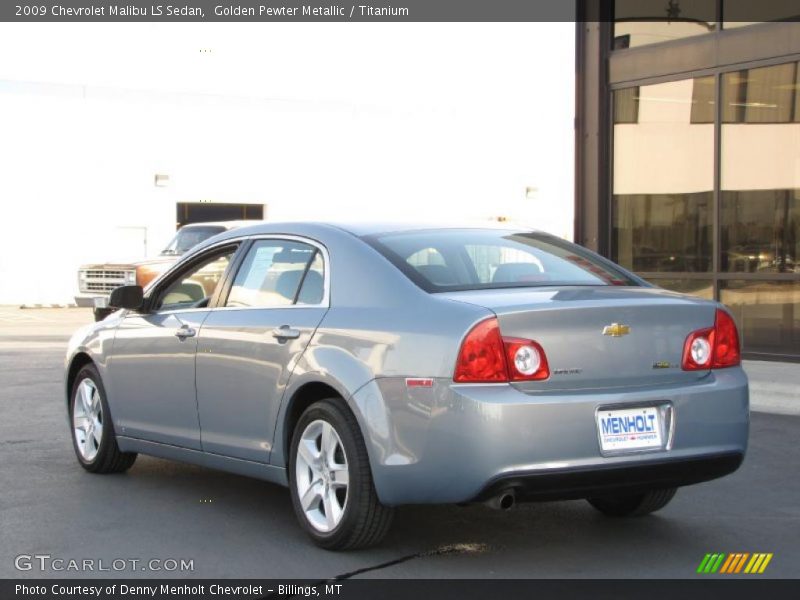 Golden Pewter Metallic / Titanium 2009 Chevrolet Malibu LS Sedan