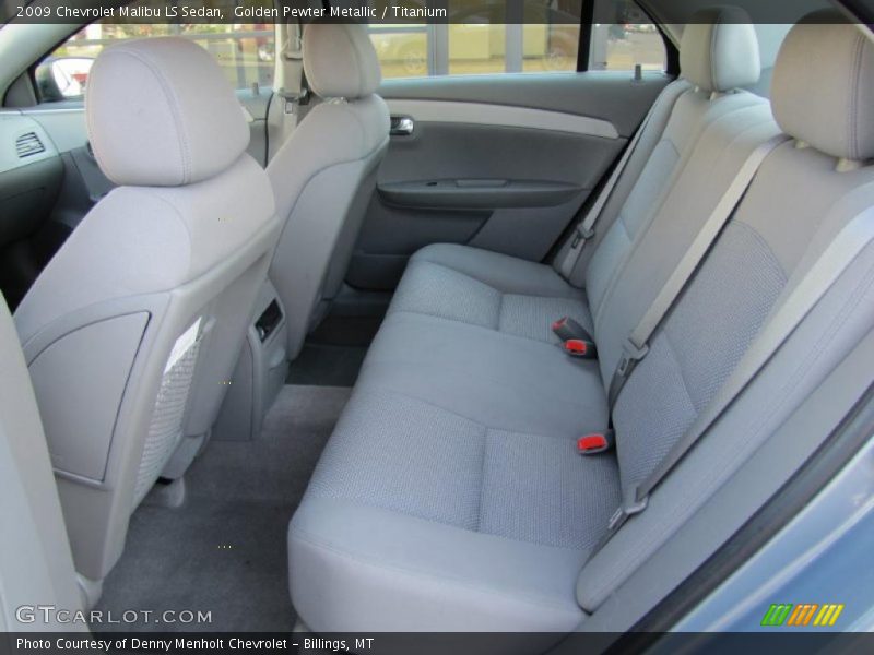 Golden Pewter Metallic / Titanium 2009 Chevrolet Malibu LS Sedan