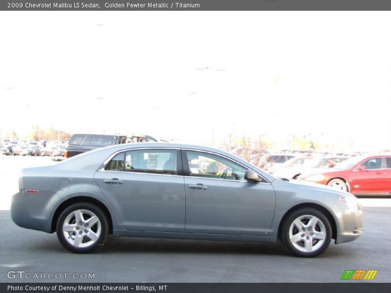 Golden Pewter Metallic / Titanium 2009 Chevrolet Malibu LS Sedan