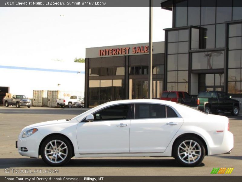 Summit White / Ebony 2010 Chevrolet Malibu LTZ Sedan