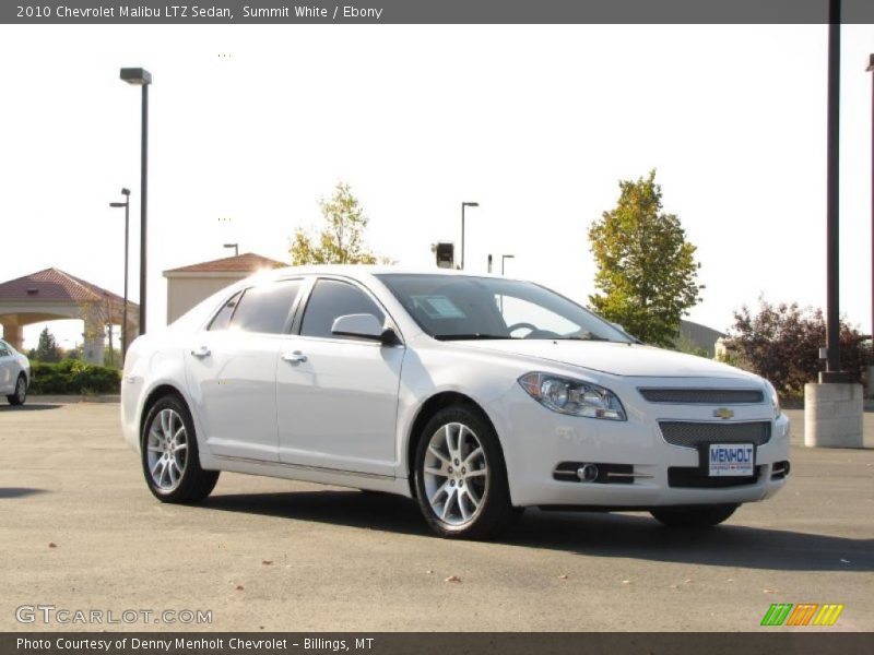 Summit White / Ebony 2010 Chevrolet Malibu LTZ Sedan
